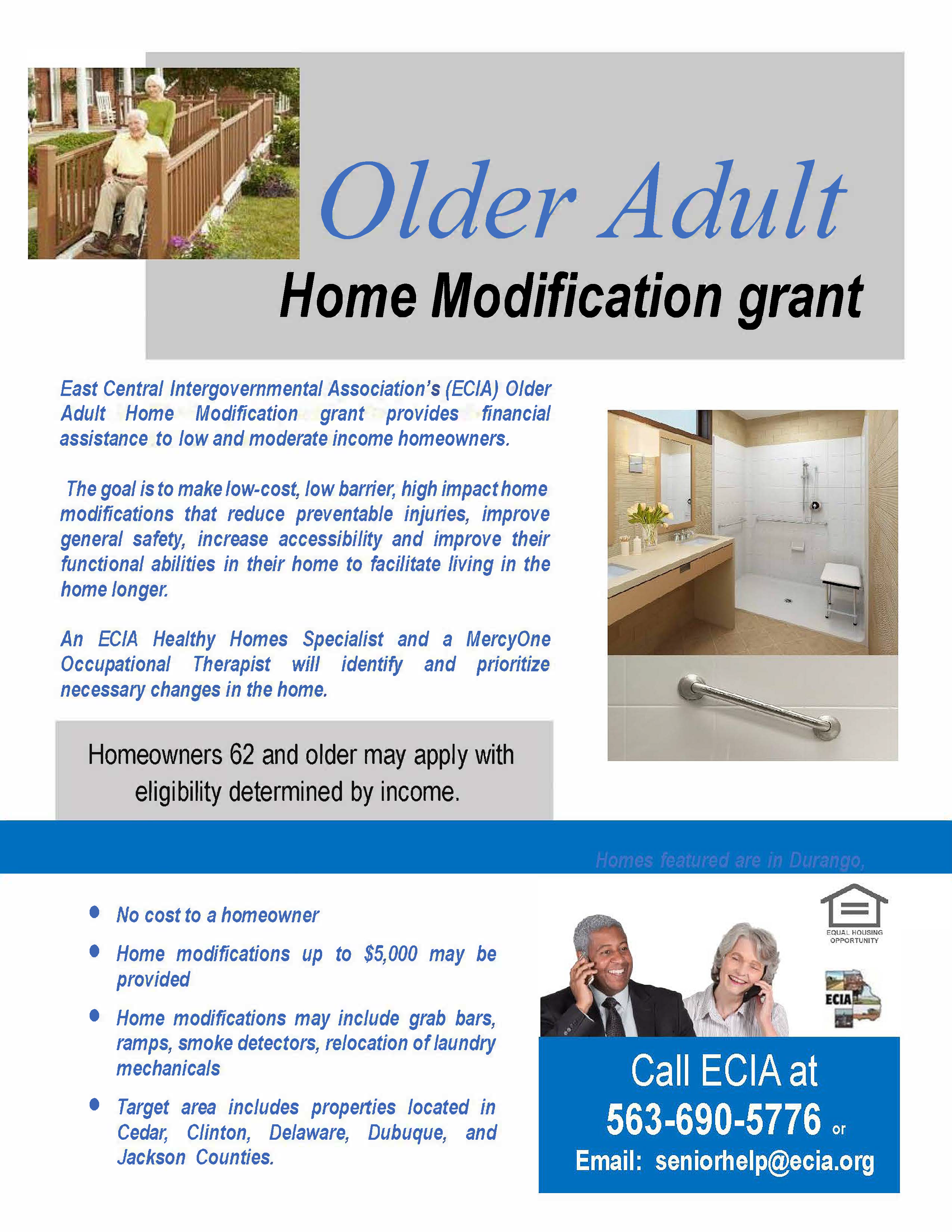 Home Modification grant flyer 